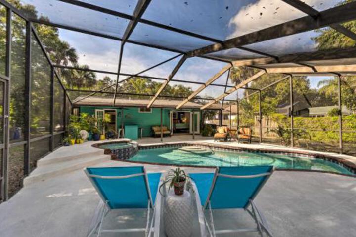 Bright Cottage W / Heated Pool 4 Mi To Beach! - thumb 0