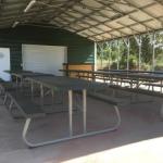 Pavilion  Glamping Village 3 Cabins Tipi Wagon Kitchen