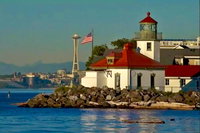 Alki Point Beach house Accommodation Indiana
