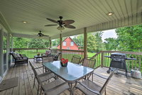 Kentucky Lake Retreat with Private Dock  Deck Accommodation Indiana