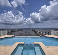 Lavish Waterfront Home with Pool and Shared Dock - Accommodation Indiana