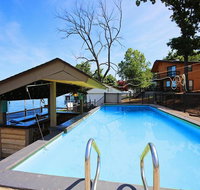 Luxury Lake House with Pool & Views - Accommodation Indiana