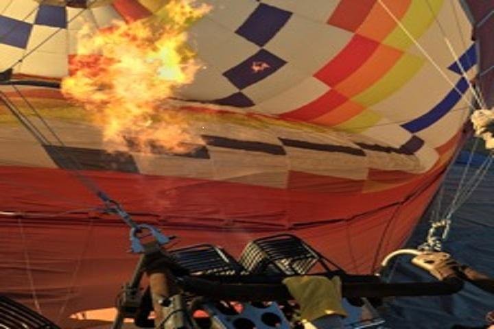 Hot Air Balloon  Snowmobile Adventure