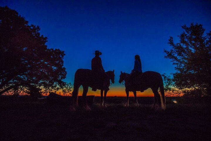 Sunset Horseback Ride With Scenic Views Campfire S'mores Games