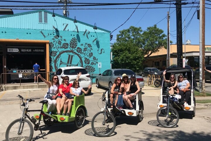 Private Austin Brewery Tour by Pedicab with All-Inclusive Beer Flight Option