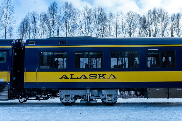 Alaska Railroad Aurora Winter Fairbanks to Anchorage One Way